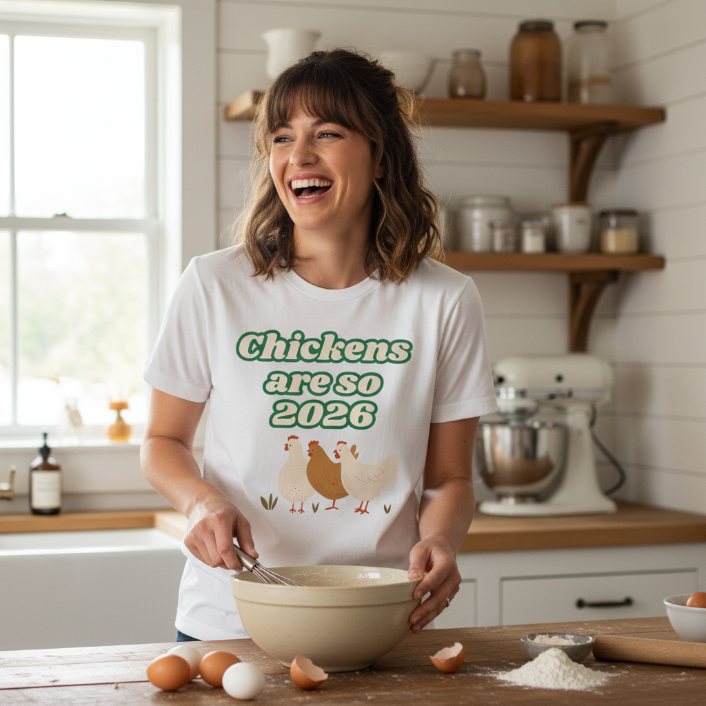 Chickens Are So 2026 T-Shirt | Funny Vintage Chicken Farm Gift Tee for Chicken Lovers