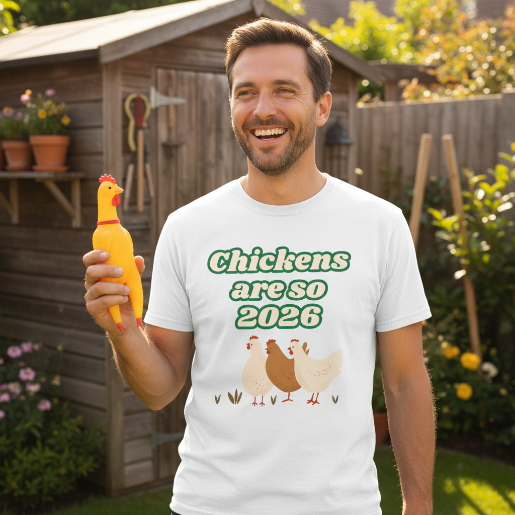 Chickens Are So 2026 T-Shirt | Funny Vintage Chicken Farm Gift Tee for Chicken Lovers