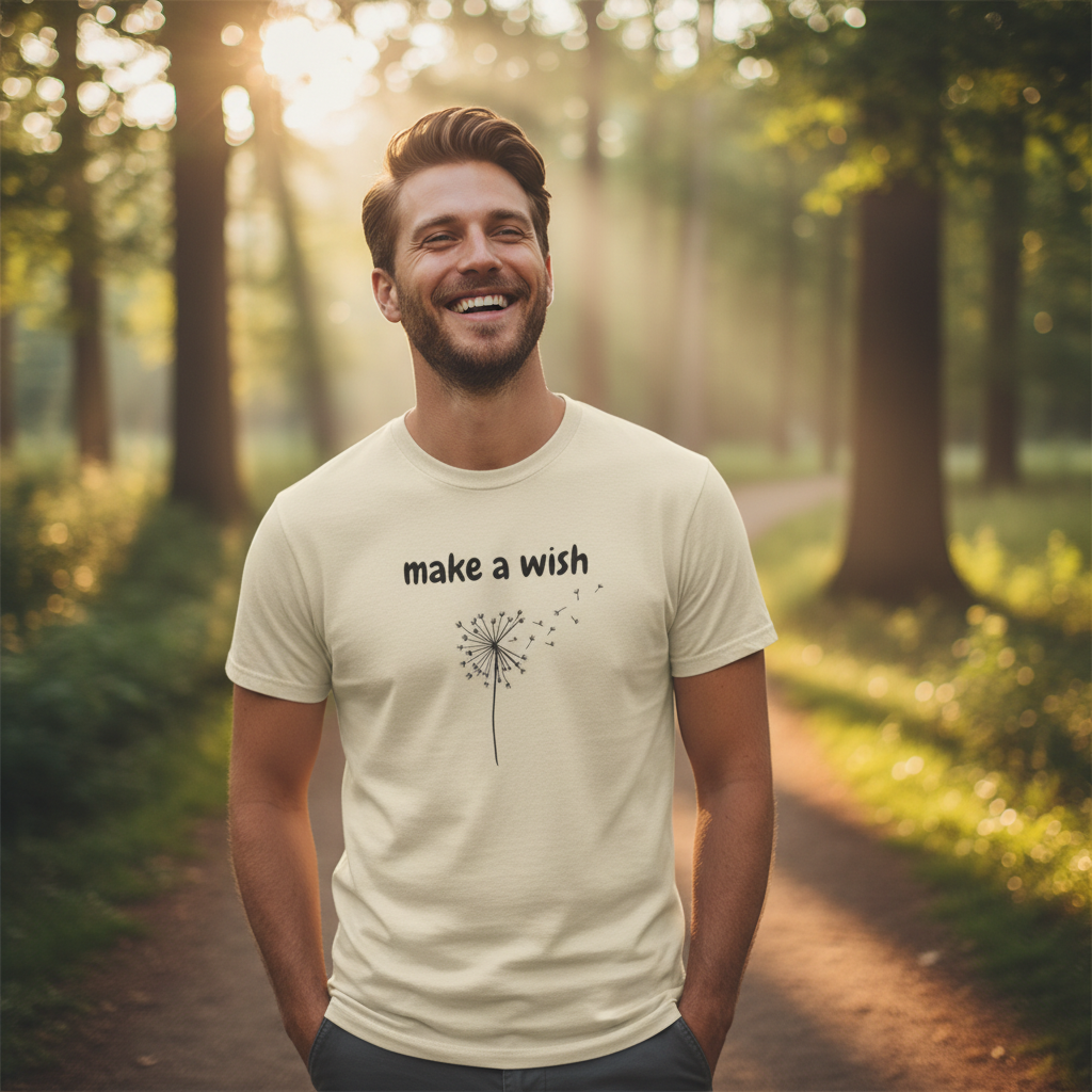 Make a Wish T-Shirt — Dandelion Graphic Tee