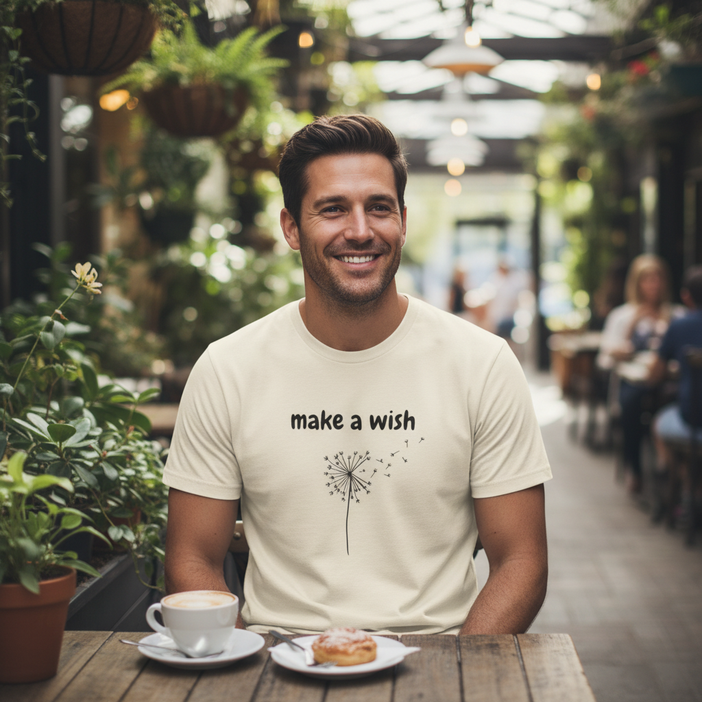 Make a Wish T-Shirt — Dandelion Graphic Tee