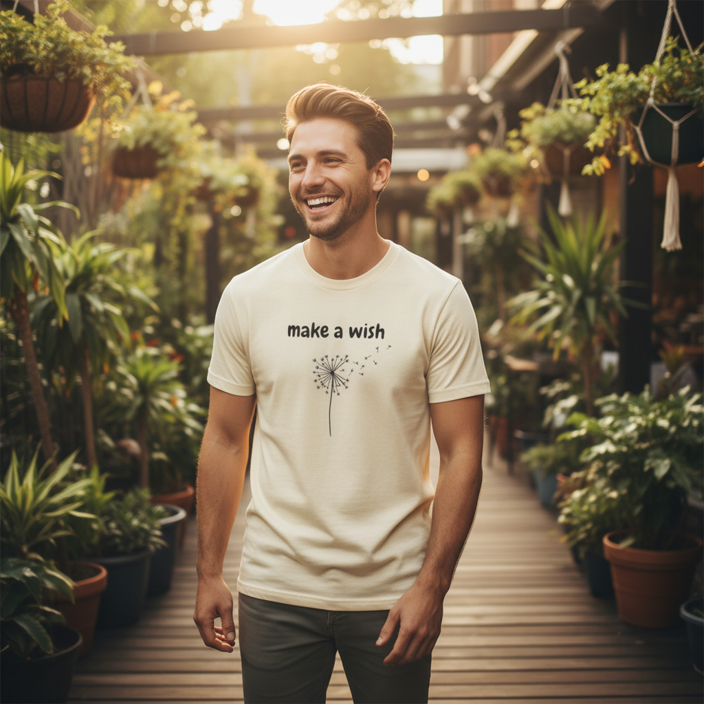 Make a Wish T-Shirt — Dandelion Graphic Tee