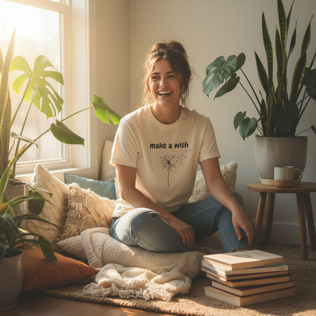 Make a Wish T-Shirt — Dandelion Graphic Tee