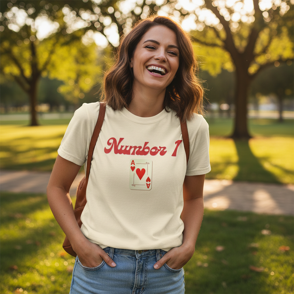 Number 1 Ace of Hearts T-Shirt