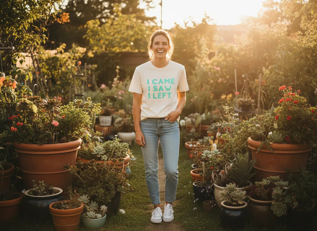 I Came I Saw I Left T-Shirt | Funny Introvert Gift Tee for Antisocial People