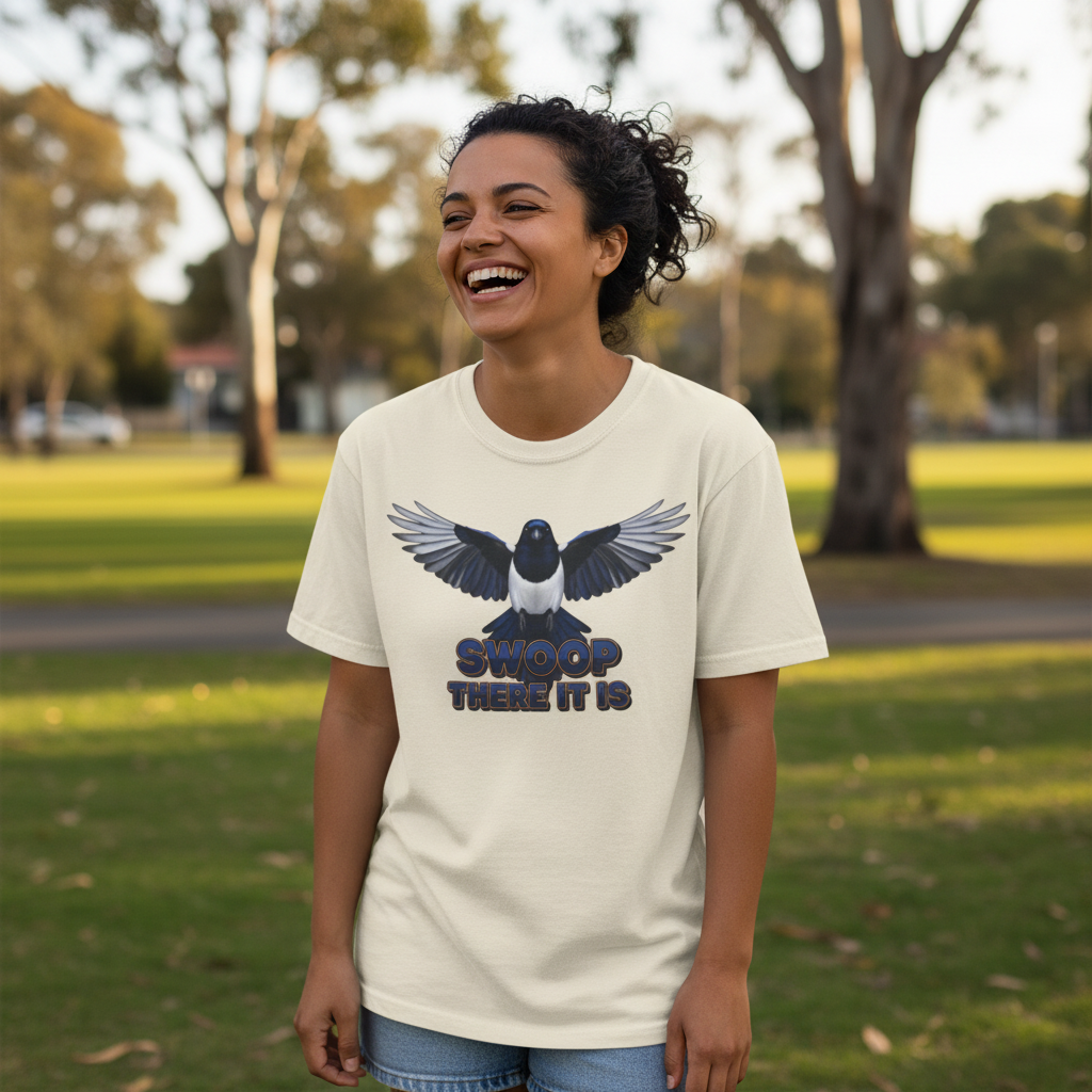 Magpie "Swoop There It Is" Graphic T-Shirt