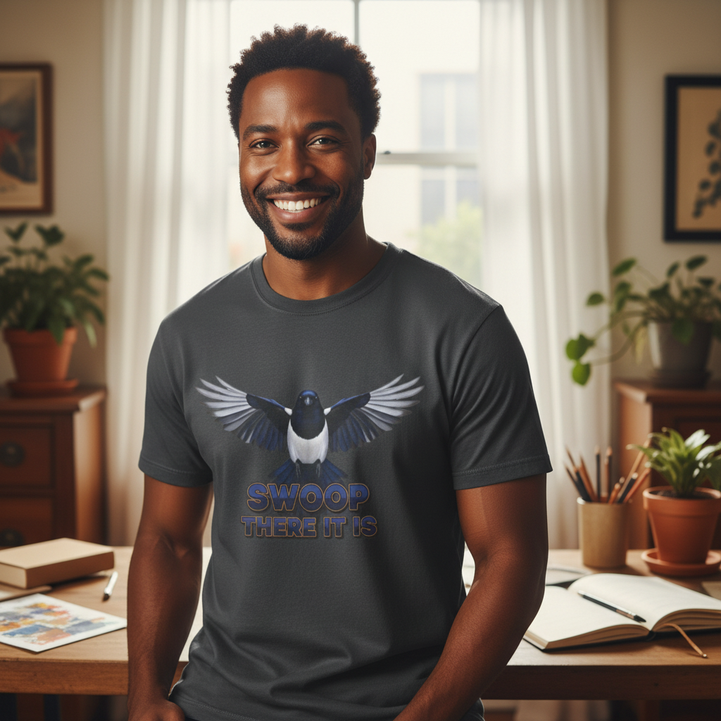 Magpie "Swoop There It Is" Graphic T-Shirt