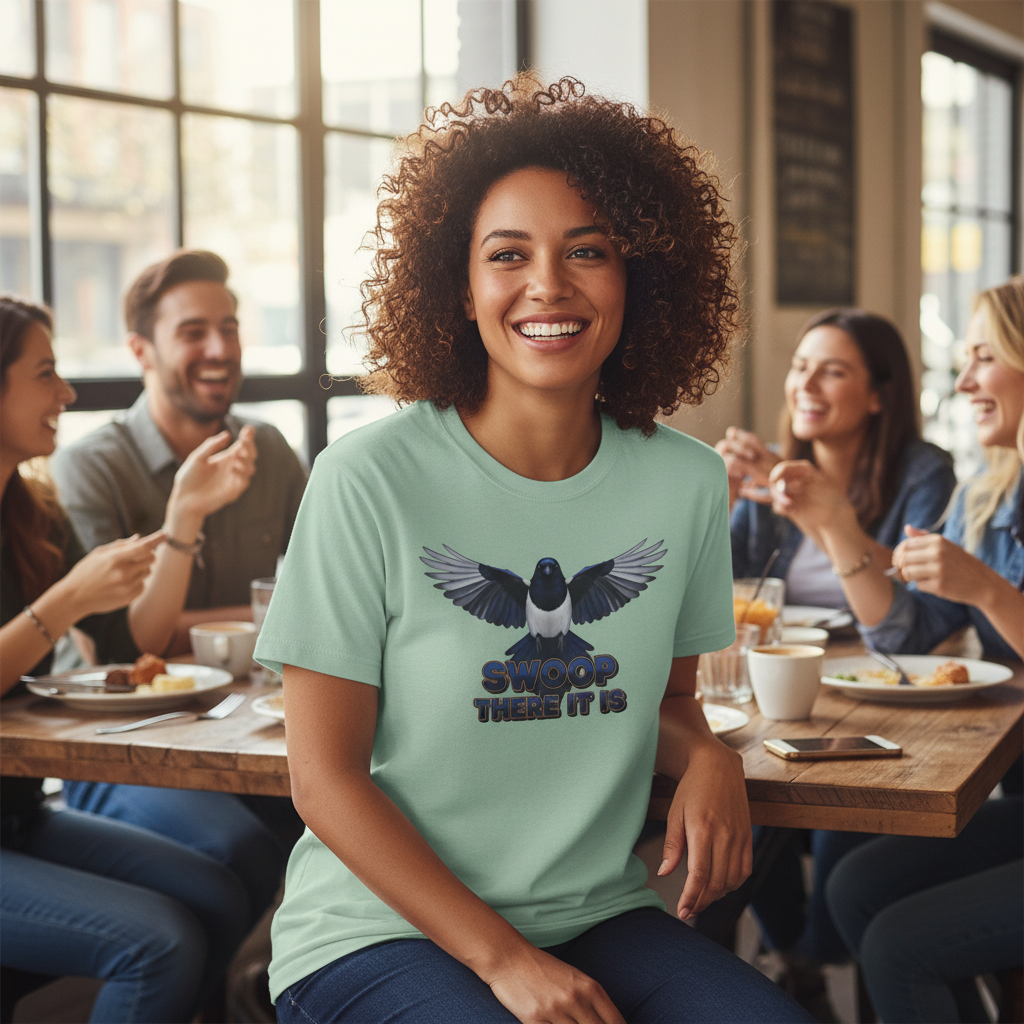 Magpie "Swoop There It Is" Graphic T-Shirt
