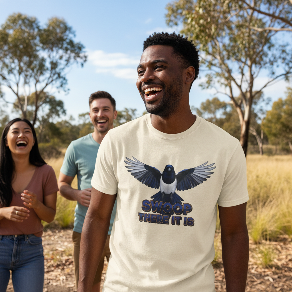 Magpie "Swoop There It Is" Graphic T-Shirt